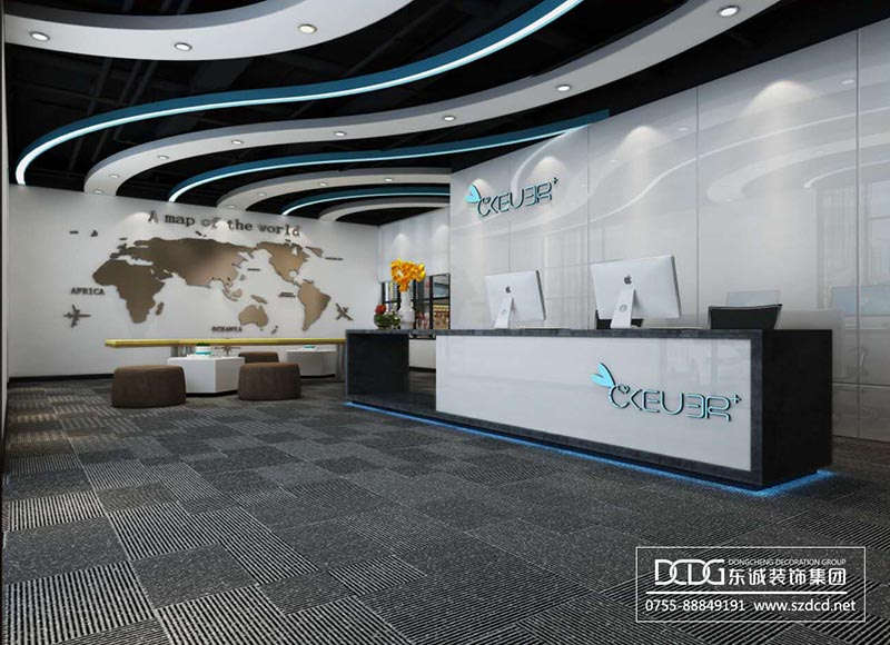 蔚來科技實業有限公司辦公室裝修設計工程